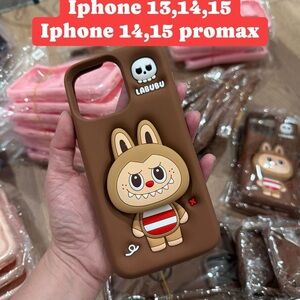Brown Phone Case for iPhone 13, 14, 15, 14 Pro Max